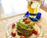 塩麹ズッキーニクリームパスタ＊vegan作り方8写真