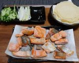 【鮭ダック】鮭皮とハラミで北京ダック作り方7写真
