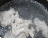 パプリカと鶏ささみのトマトクリームパスタ作り方1写真
