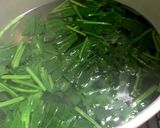 ほうれん草とたまごの味噌汁作り方4写真
