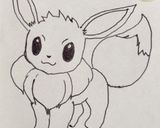 【キャラ弁】薄焼き卵でイーブイ☆ポケモン作り方1写真