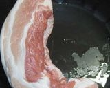 豚バラ肉や牛すじ肉の浮いた脂を取る方法!作り方2写真