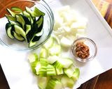簡単おかず☆鶏胸肉ときゅうりの梅みそ炒め作り方3写真