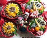 【簡単】 キャラ弁 ひまわり そぼろ作り方17写真