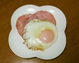 ハムエッグ作り方3写真