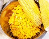 大人も子供も大好き　とうもろこしご飯作り方2写真