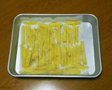 魚肉ソーセージとスティックポテト作り方2写真