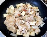 豚肉と大根の梅照り煮作り方4写真