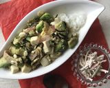 お一人様ランチ♡アボカドベーコン豆腐丼♪作り方6写真