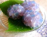 紫陽花の和スイーツ作り方5写真
