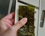 お子様おにぎりに♪噛み切りやすい海苔。作り方3写真