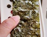 お子様おにぎりに♪噛み切りやすい海苔。作り方4写真