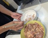 鶏もも肉の唐揚げ(米粉使用)作り方4写真