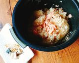 お酒の〆に❤️鮭ごはん作り方6写真
