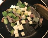 お一人様ランチ♡アボカドベーコン豆腐丼♪作り方4写真