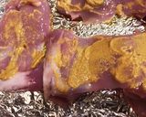 鶏モモの香草焼き チーズとカレー風味作り方3写真