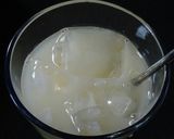 カルピス完熟白桃牛乳水割りジュース作り方4写真