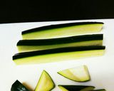 豚バラとズッキーニの炒めもの作り方1写真