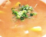トロトロ茹で豚の残り汁で豚汁風★作り方6写真