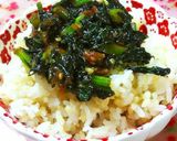 ご飯の友！！フライドオニオンと大根の葉作り方2写真