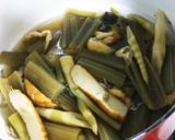 ひめたけとフキとサバの煮物作り方4写真