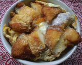 鶏むね肉のカツ丼（大盛り）作り方3写真
