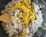 コーンの炊き込みご飯作り方3写真