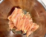 鳥胸肉セロリとか炒め作り方1写真