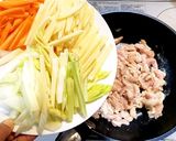 鳥胸肉セロリとか炒め作り方5写真