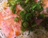 簡単　ねぎトロ丼作り方2写真