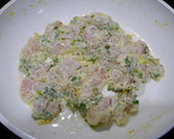 簡単！マヨむね肉とふわたま炒め作り方3写真