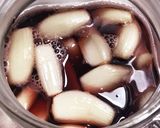 簡単！らっきょう 赤ワイン漬け作り方4写真