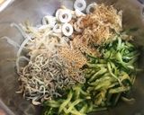 マーマレードで酢の物 きゅうりともやし作り方3写真
