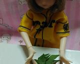 リカちゃんサイズ♡野球シリꕤ楽天しそ巻き作り方8写真