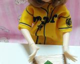 リカちゃんサイズ♡野球シリꕤ楽天しそ巻き作り方7写真