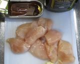 10分でできる鶏とアンチョビのアヒージョ作り方1写真