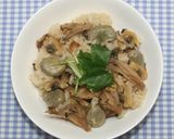 簡単☆乾燥あさりとそら豆の炊き込みご飯作り方14写真