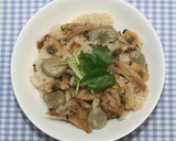 簡単☆乾燥あさりとそら豆の炊き込みご飯作り方14写真
