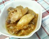 ✿新玉ネギと❀鶏手羽元の✿こってり煮♪♪作り方6写真