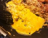 簡単★ニンニク豚肉ネギウインナーの炒飯！作り方5写真