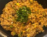 簡単★ニンニク豚肉ネギウインナーの炒飯！作り方9写真