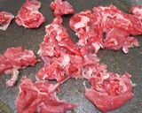 超簡単!牛肉サラダうどん作り方1写真