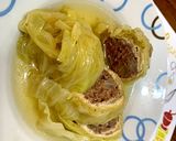 メチャうま 油揚げ包み入 ロールキャベツ作り方8写真