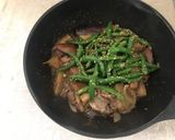 なすとインゲンの豚肉の甘辛味噌炒め作り方3写真
