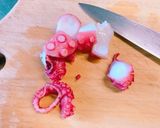お弁当!タコとブロッコリーのコンソメ炒め作り方3写真