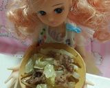 リカちゃんサイズ♡野球シリꕤ野菜炒め*作り方4写真