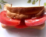 蜂蜜クリチトーストのトマトサンド作り方6写真