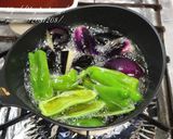 【基本の和食】茄子とピーマンの揚げ浸し。作り方3写真