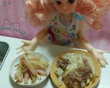 リカちゃんサイズ♡野球シリꕤ野菜炒め*作り方7写真
