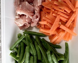 〈添えの一品〉つゆ豆と人参の炒り煮♬作り方1写真